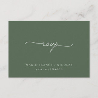 Carton Réponse | French RSVP Card