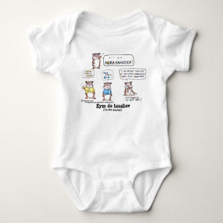 Cartoon Abrahamster Funny Baby Bodysuit