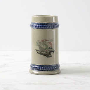 Cartoon airplane beer stein