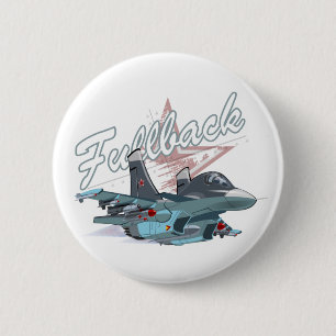 Cartoon airplane button