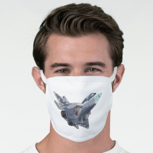 Cartoon airplane face mask