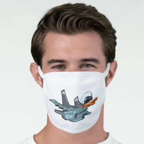 Cartoon airplane face mask