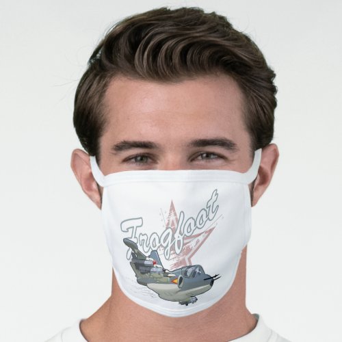 Cartoon airplane face mask