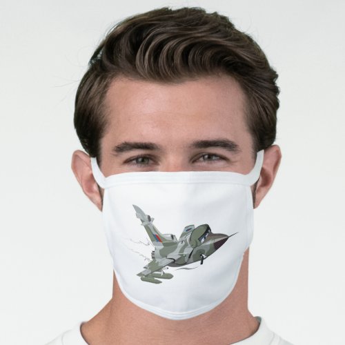 Cartoon airplane face mask