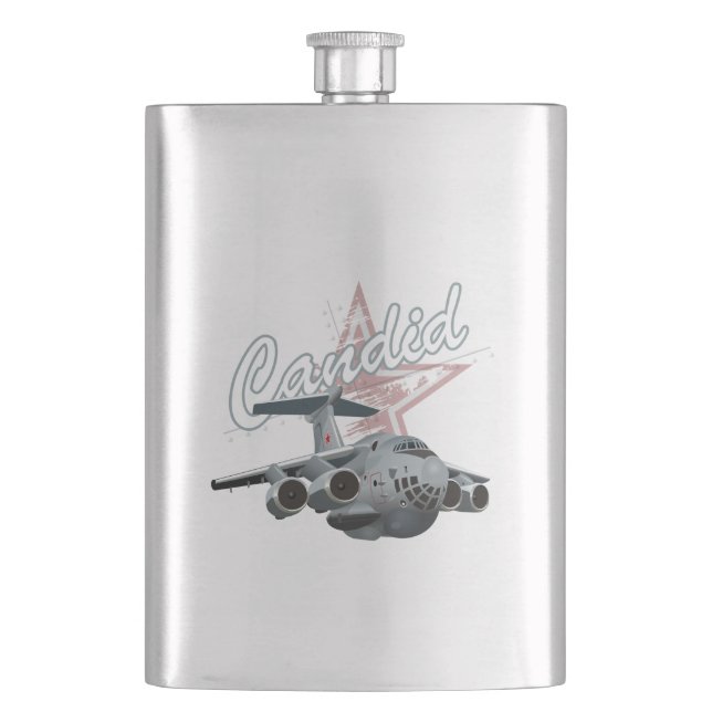 Cartoon airplane flask (Front)