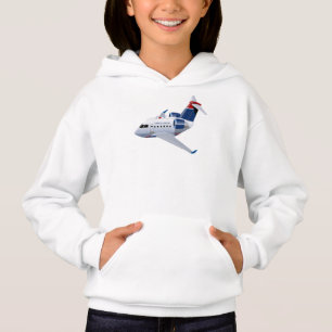 Cartoon airplane hoodie