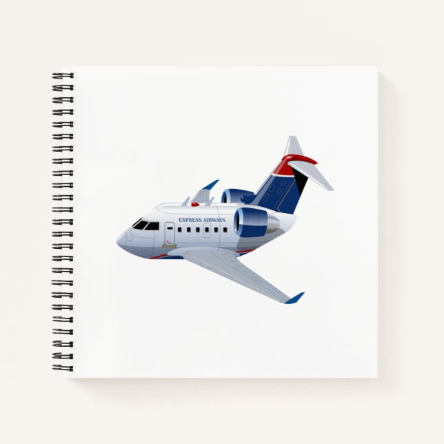 Cartoon airplane notebook (Front)
