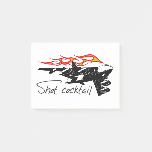 Cartoon airplane post-it notes (Front)