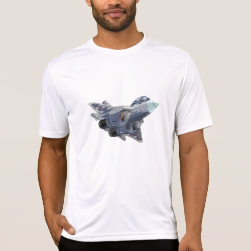 Cartoon airplane T_Shirt