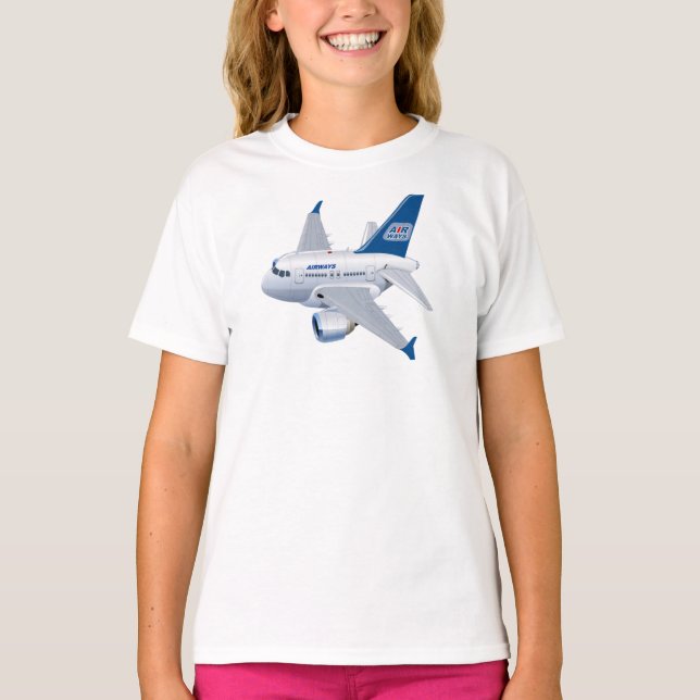Cartoon airplane T-Shirt (Front)