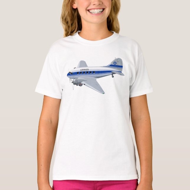 Cartoon airplane T-Shirt (Front)
