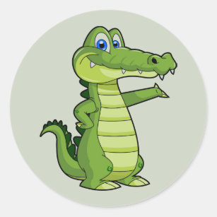 sad alligator clipart