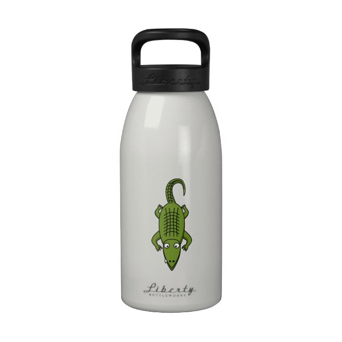 Cartoon Alligator Drinking Bottles