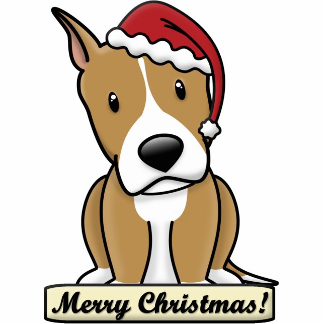 Cartoon Am Staff Christmas Ornament (Front)