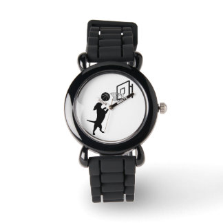 Cartoon Animal Basketball Watch