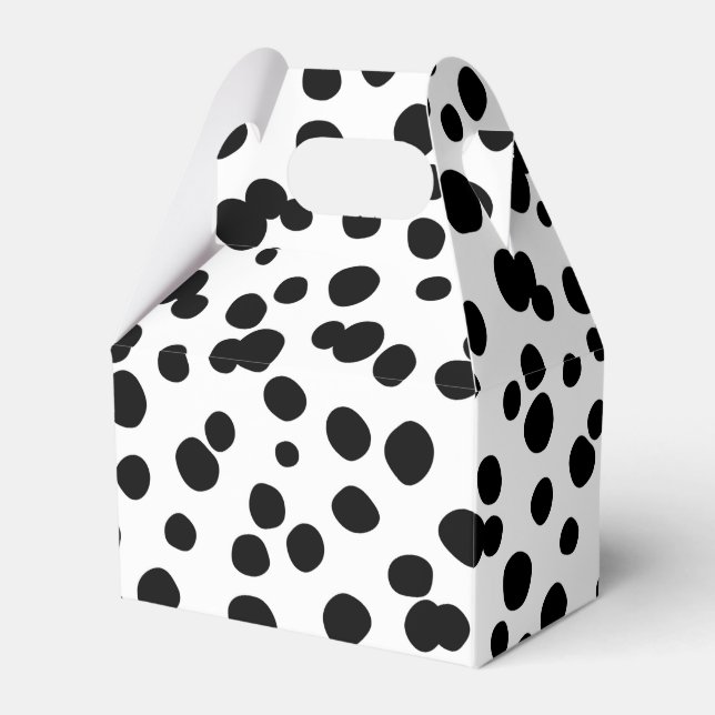 Cartoon Animal Texture Favor Boxes (Front Side)