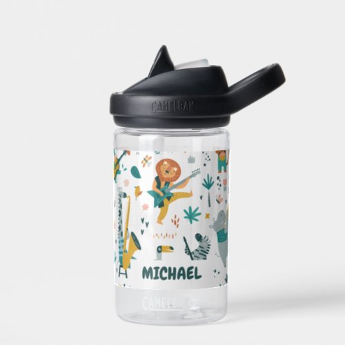 Cartoon Animals Band Water Bottle