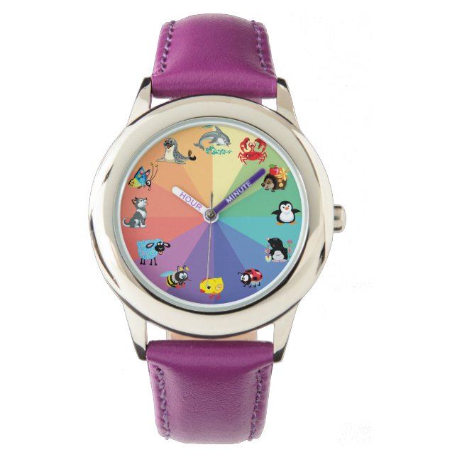 cartoon animals for kids watch (Front)
