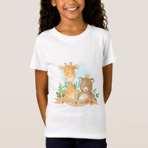 Cartoon Animals Friendship T-Shirt