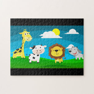 Cartoon animals    jigsaw puzzle