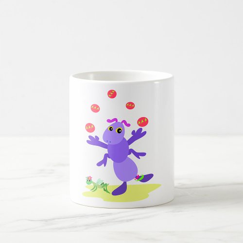 Cartoon Ant Juggling Coffee Mug