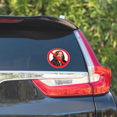 Cartoon Anti Kamala Harris Laughing Sticker