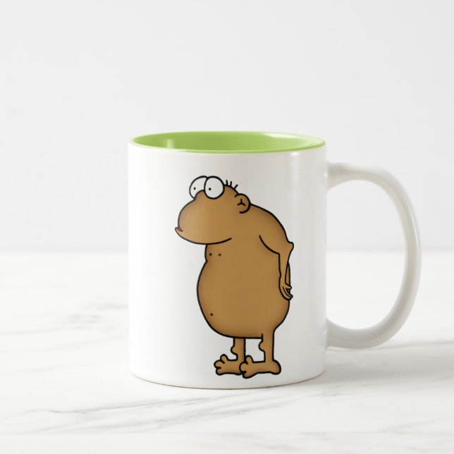 Cartoon Ape Two-Tone Coffee Mug (Right)