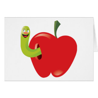 Cartoon Apple Cards