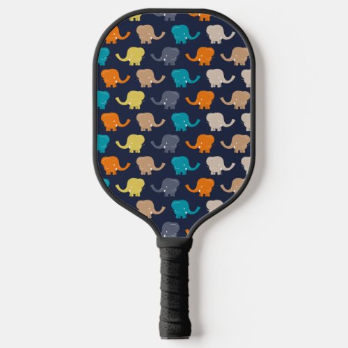 Cartoon Baby Elephant Pickleball Paddle