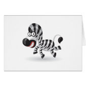Cartoon baby Zebra (Front Horizontal)