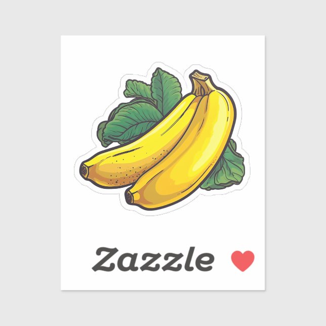 Cartoon banana sticker (Sheet)