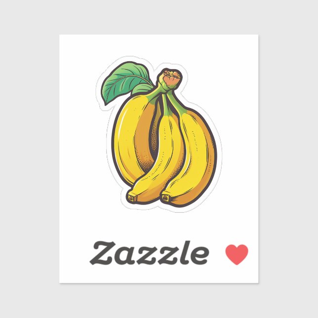 Cartoon banana sticker (Sheet)