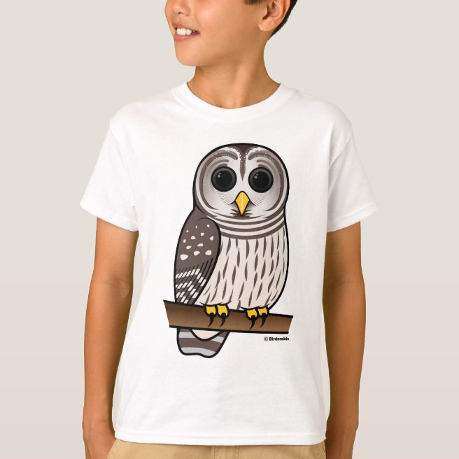 Boys Owl Printed Shirt Brown