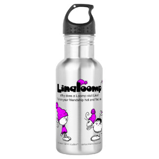 Cartoon Barrel studios' Linaloomp water bottle. Stainless Steel Water Bottle