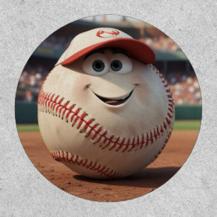 Cartoon Baseball Patch