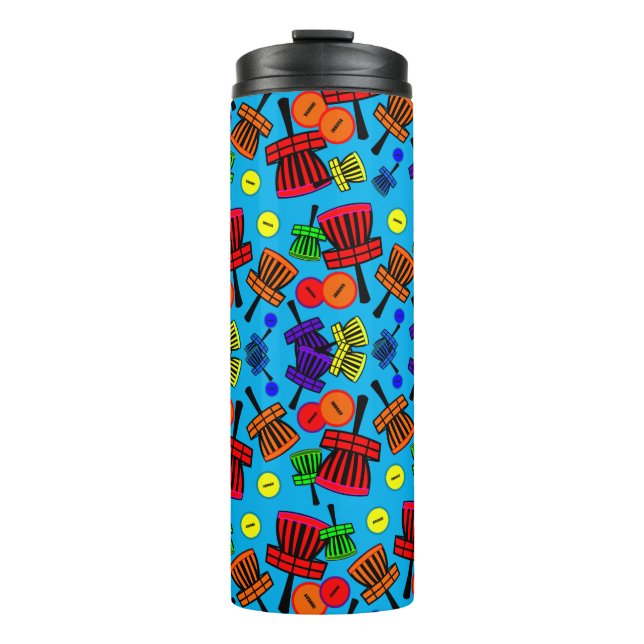 Cartoon Basket Thermal Tumbler (Front)