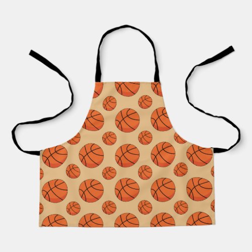 Cartoon Basketball Ball Apron