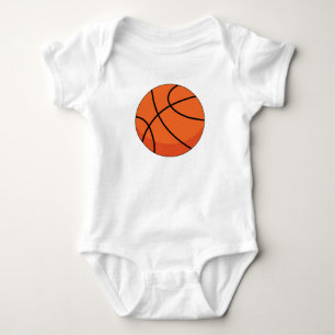 Cartoon Basketball Ball Baby Bodysuit
