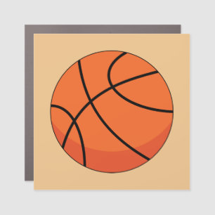 Cartoon Basketball Ball Car Magnet