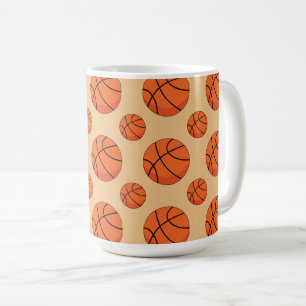 Cartoon Basketball Ball Coffee Mug