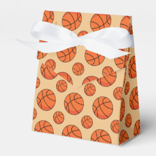 Cartoon Basketball Ball Favor Boxes