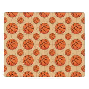 Cartoon Basketball Ball Jigsaw Puzzle