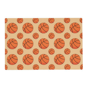 Cartoon Basketball Ball Placemat