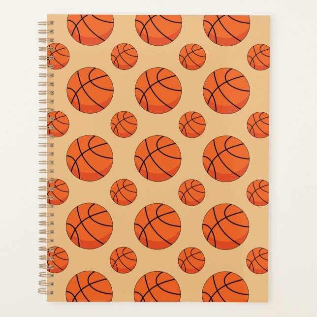 Cartoon Basketball Ball Planner (Front)