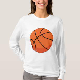 Cartoon Basketball Ball T-Shirt