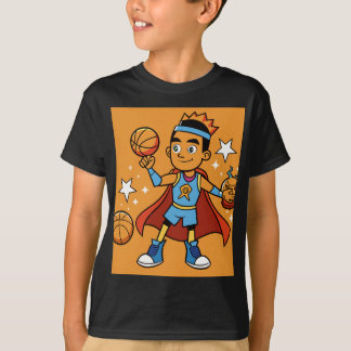 Cartoon Basketball Wizard T-Shirt
