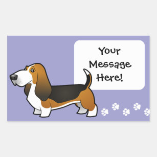 Basset Hound Stickers | Zazzle