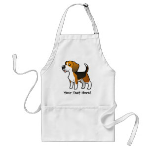 Cartoon Beagle Adult Apron