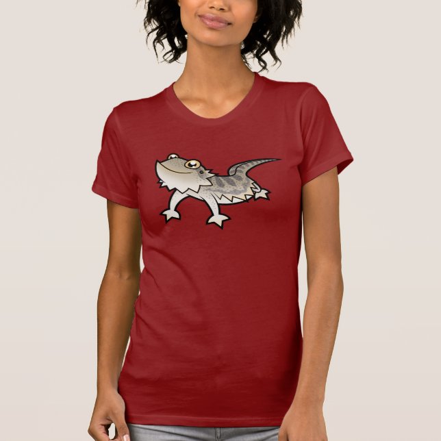 Cartoon Bearded Dragon / Rankin Dragon T-Shirt (Front)