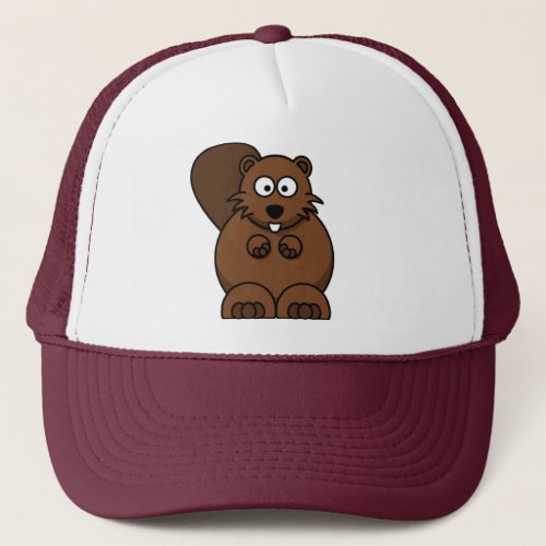 Cartoon Beaver Cap